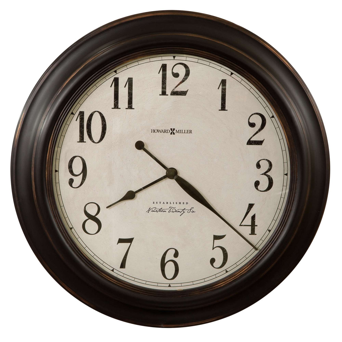 Howard Miller Ashby Wall Clock, 30-inch, product packshot on a white background