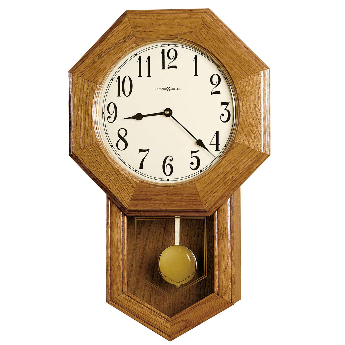 Howard Miller Elliott Wall Clock, 22-inch, product packshot on a white background