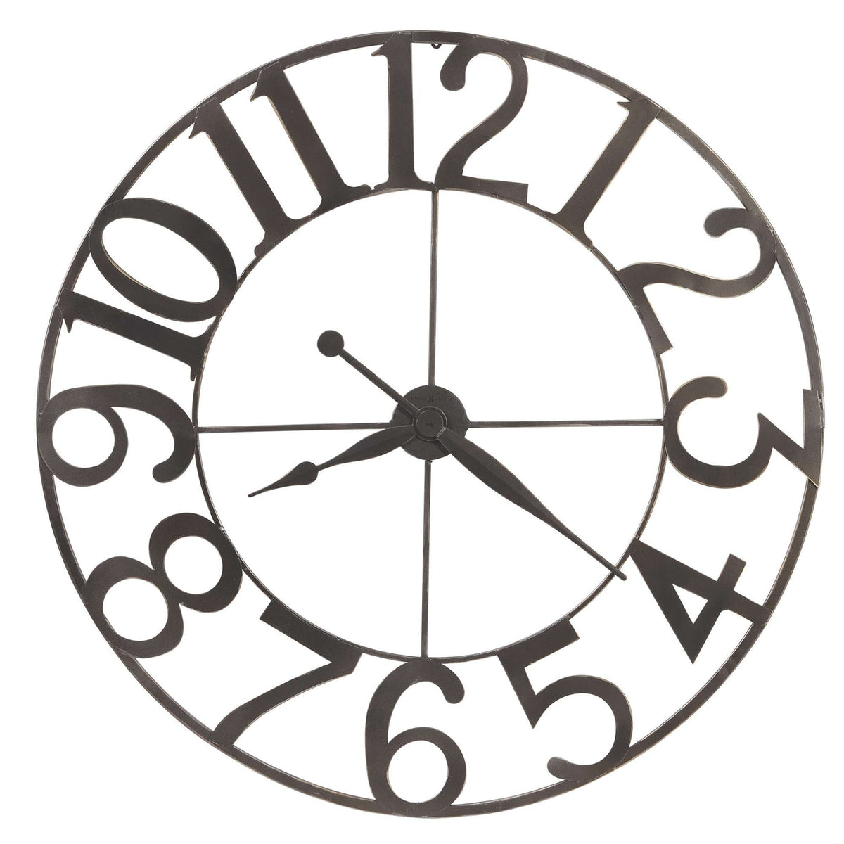Howard Miller Felipe Wall Clock, 49-inch, product packshot on a white background