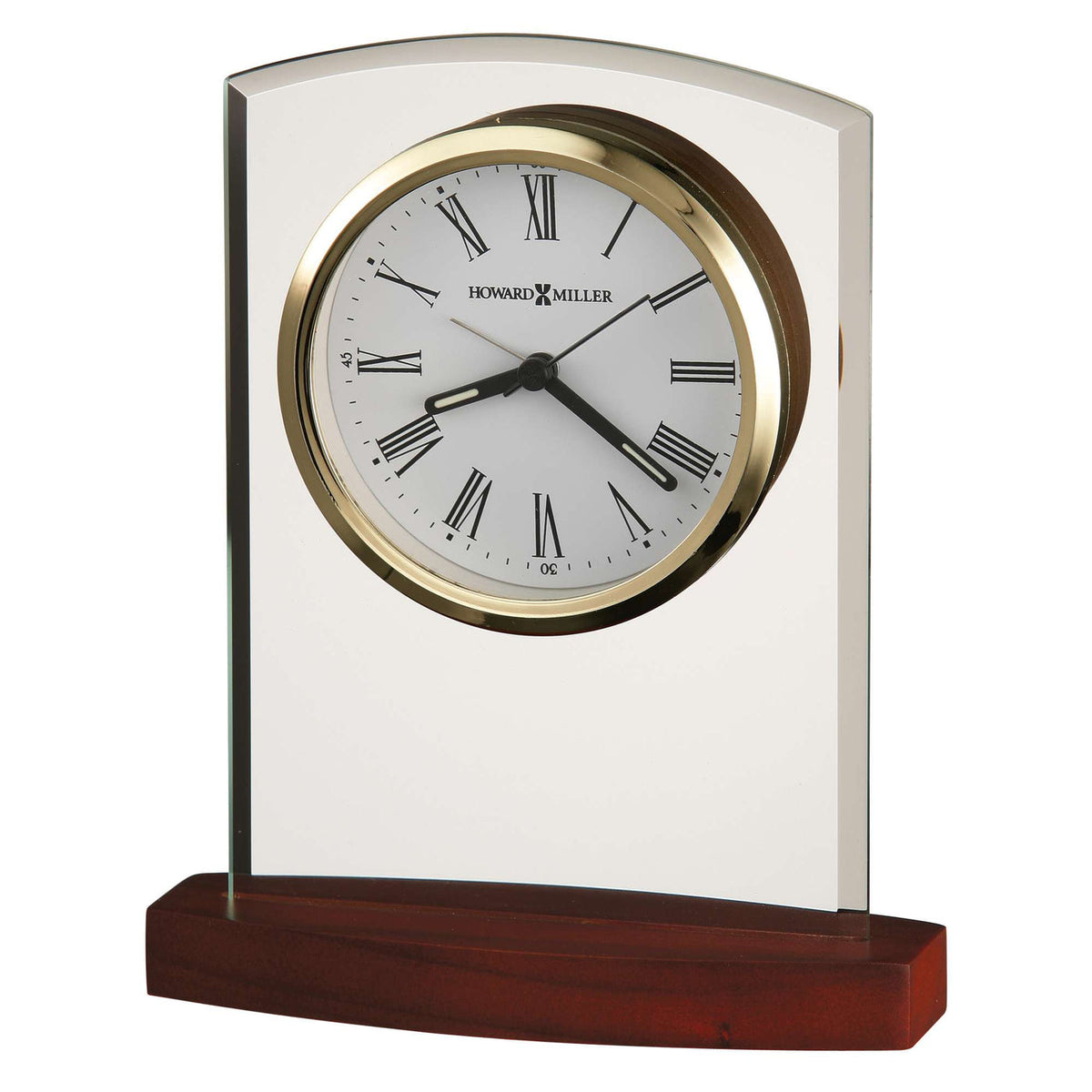 Howard Miller Marcus Tabletop Clock, 7-inch, product packshot on a white background