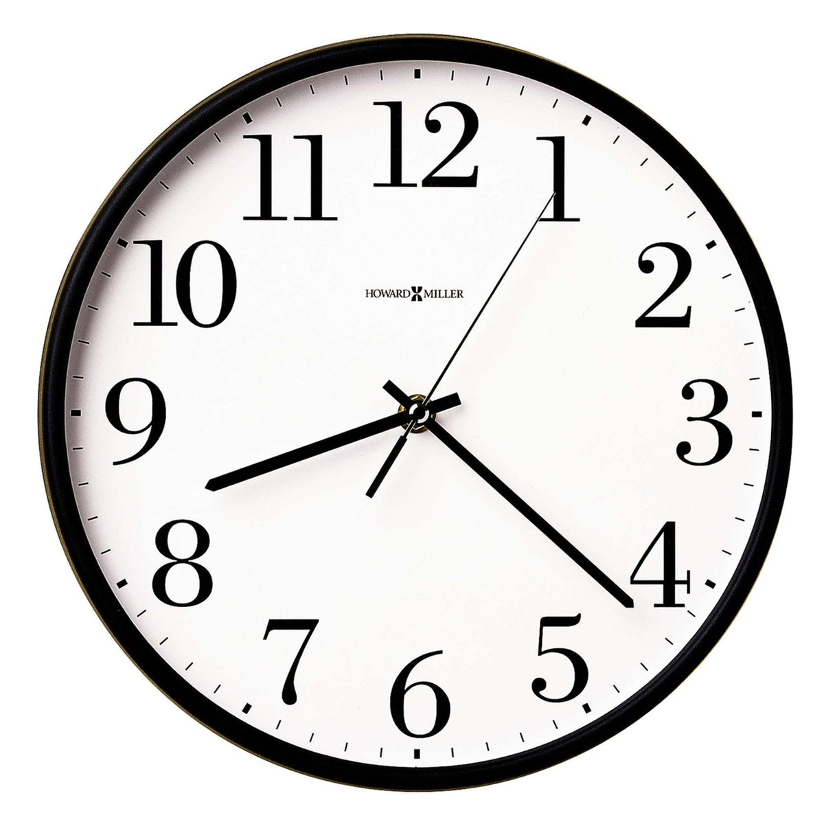 Howard Miller Office Mate Wall Clock, 10-inch, product packshot on a white background