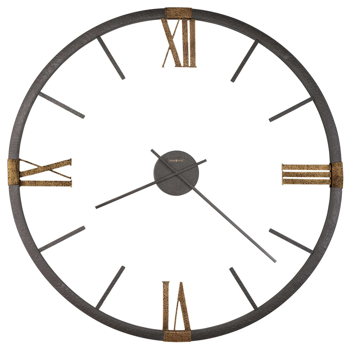 Howard Miller Prospect Park Wall Clock, 60-inch, product packshot on a white background