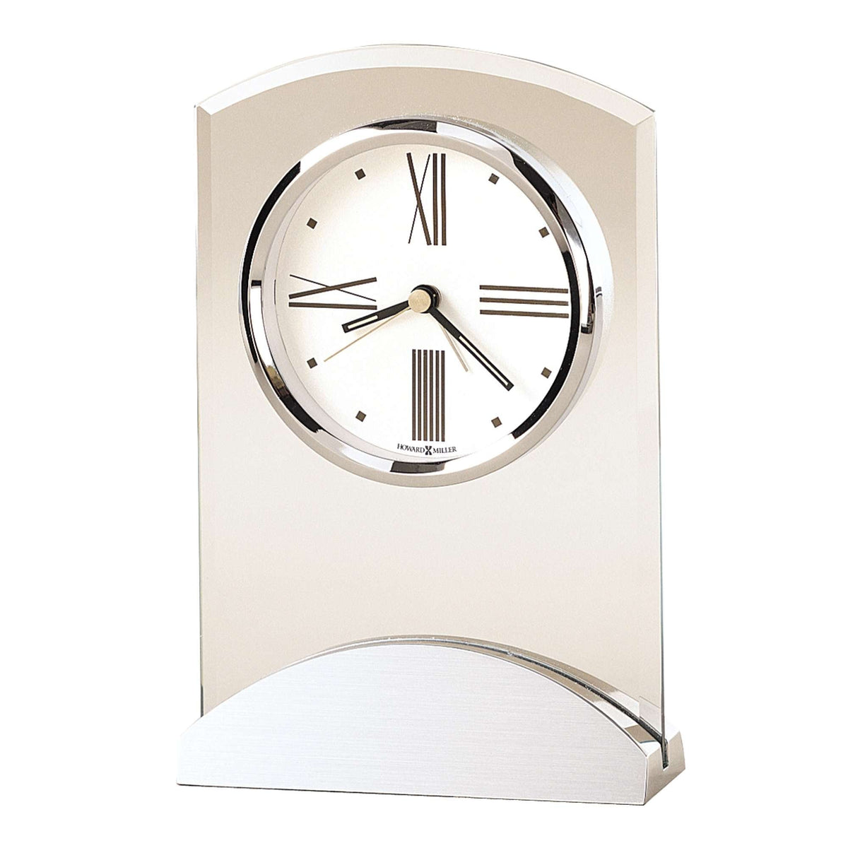 Howard Miller Tribeca Tabletop Clock, 6-inch, product packshot on a white background