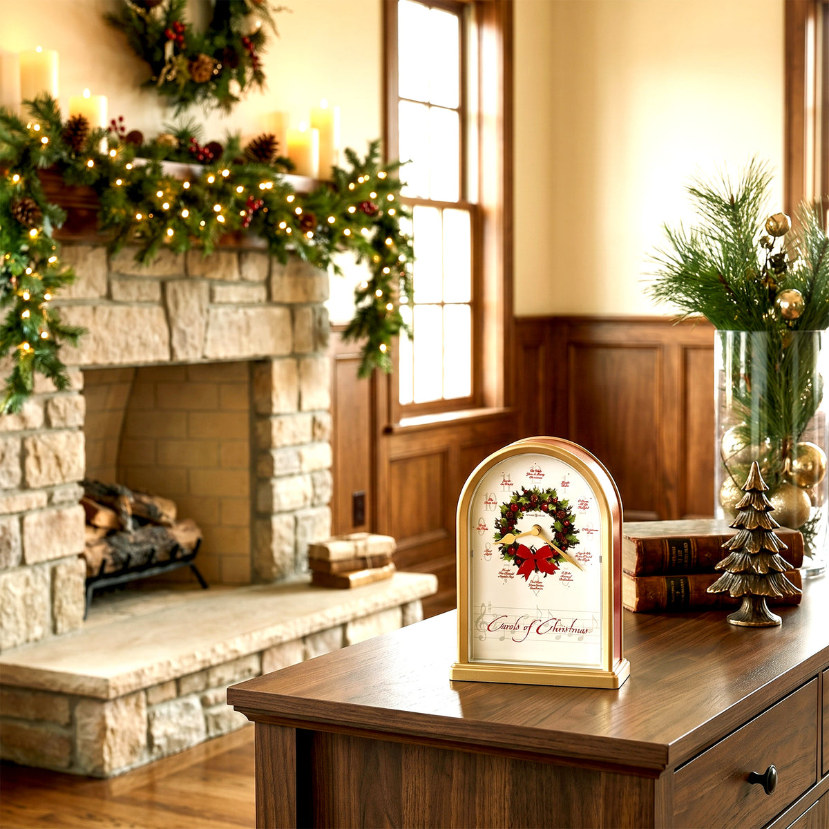 Carols Of Christmas II Tabletop Clock