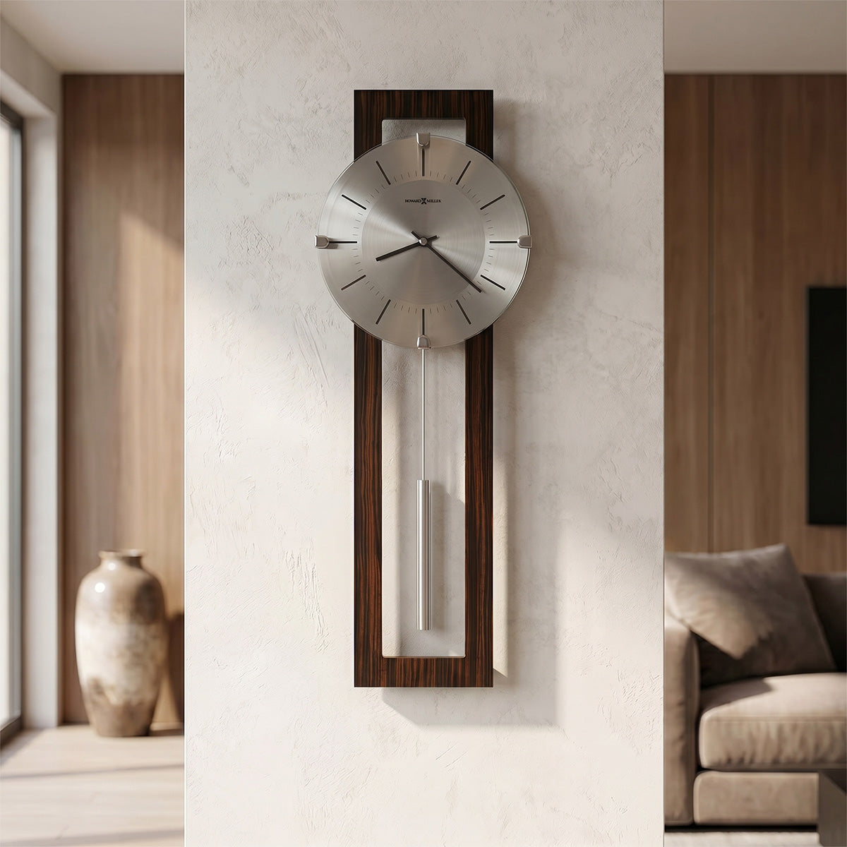 HOWARD MILLER 木製掛時計 Mela Wall Clock
