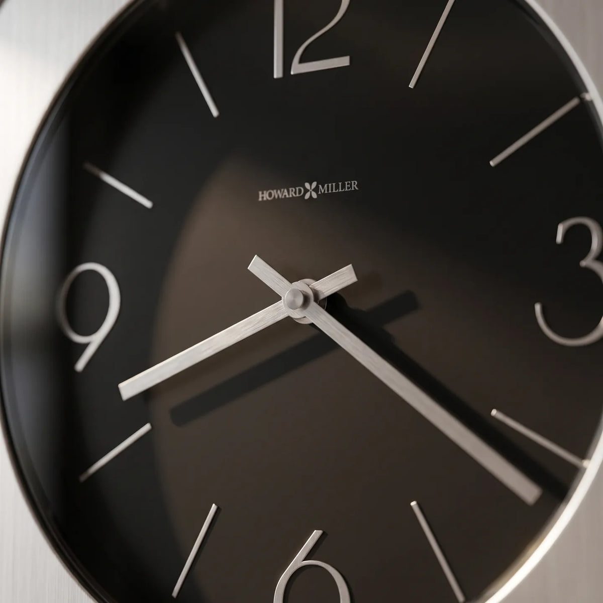 Howard Miller Gwyneth Wall Clock, close-up of the dial and finish detail