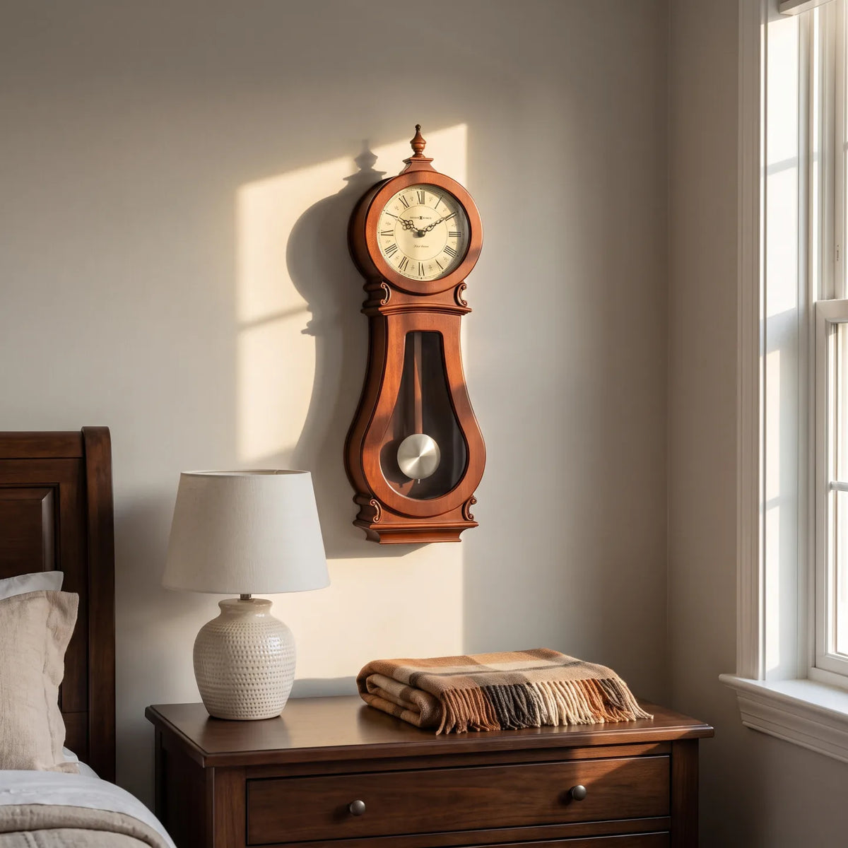 Arendal 9 in Chiming Wall Clock | Howard Miller