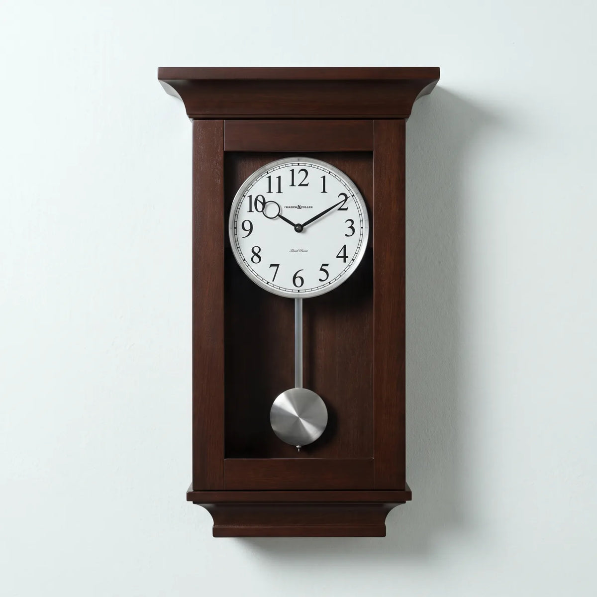 Howard Miller Gerrit Wall Clock, 26-inch, front view on a plain white background