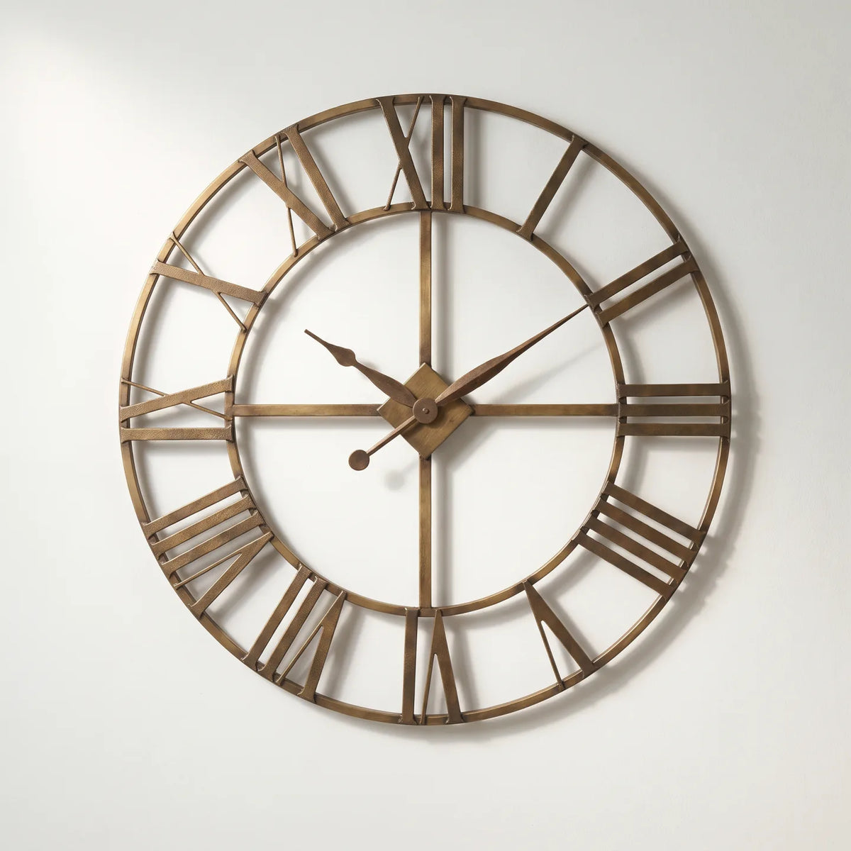Howard Miller Wingate Wall Clock, 49-inch, front view on a plain white background