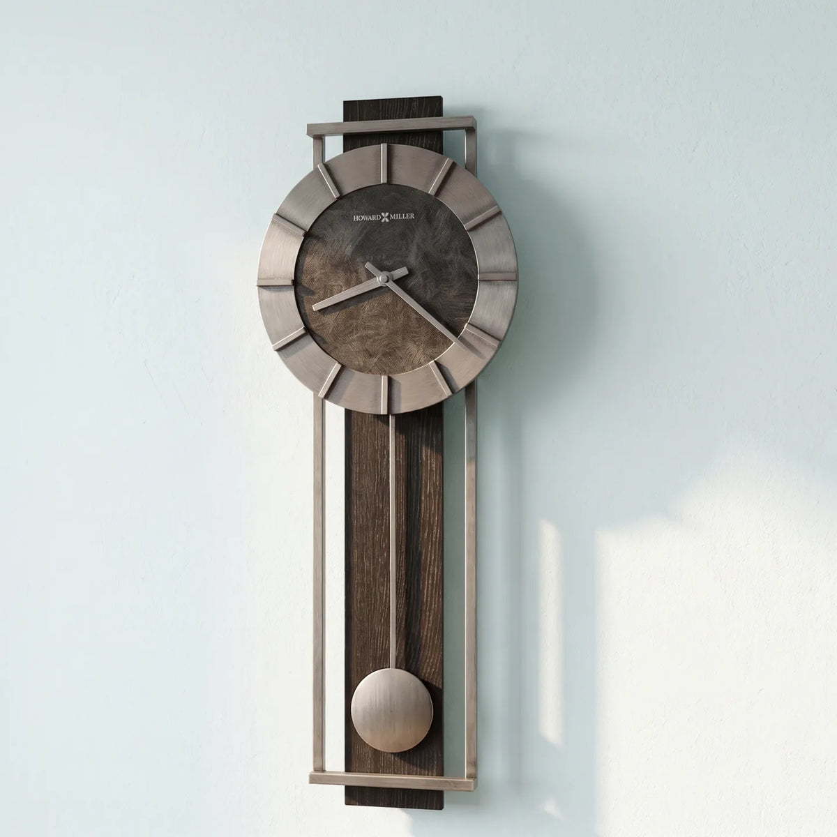 Howard Miller Oscar Wall Clock, 24-inch, front view on a plain white background