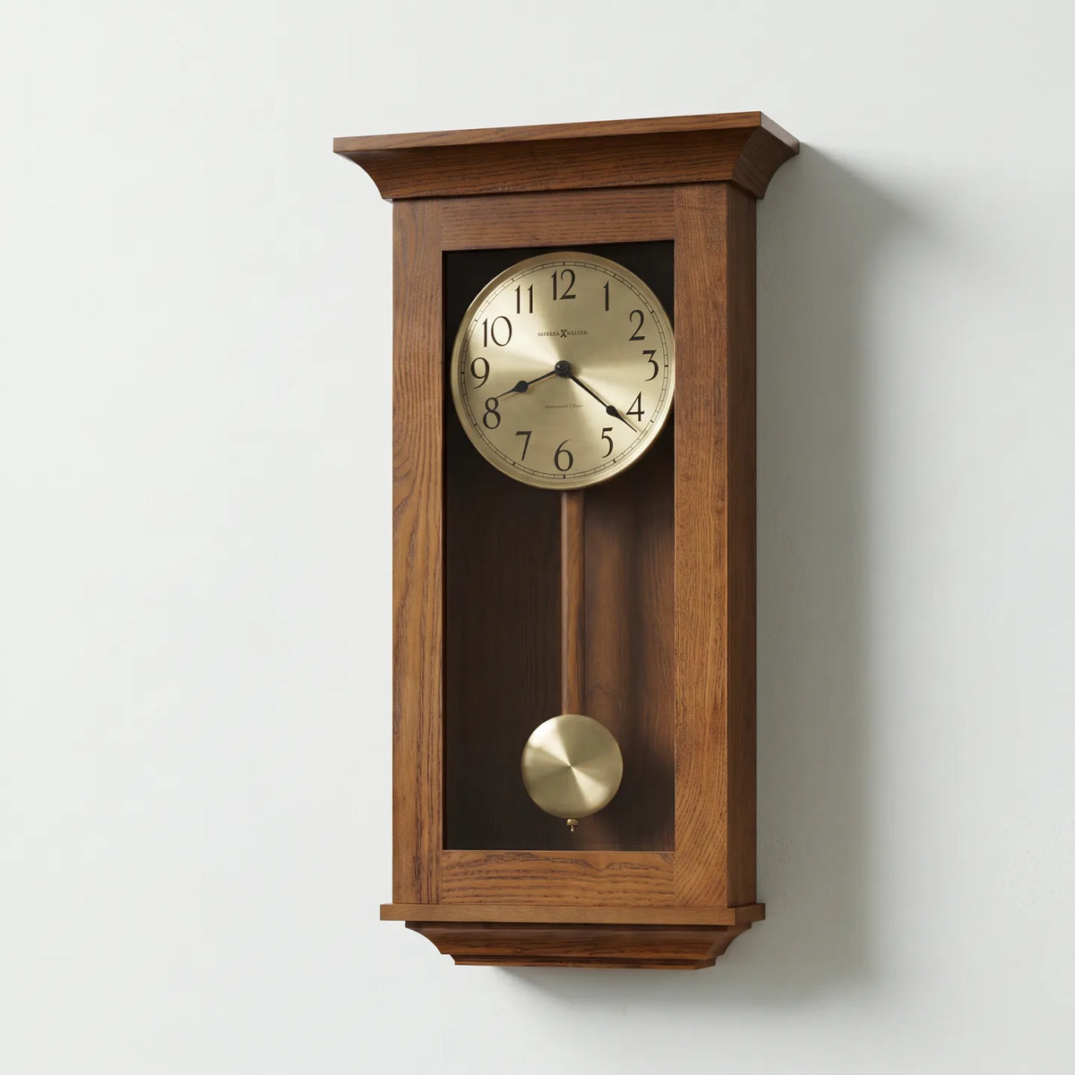 Howard Miller Allegheny Wall Clock, 24-inch, front view on a plain white background
