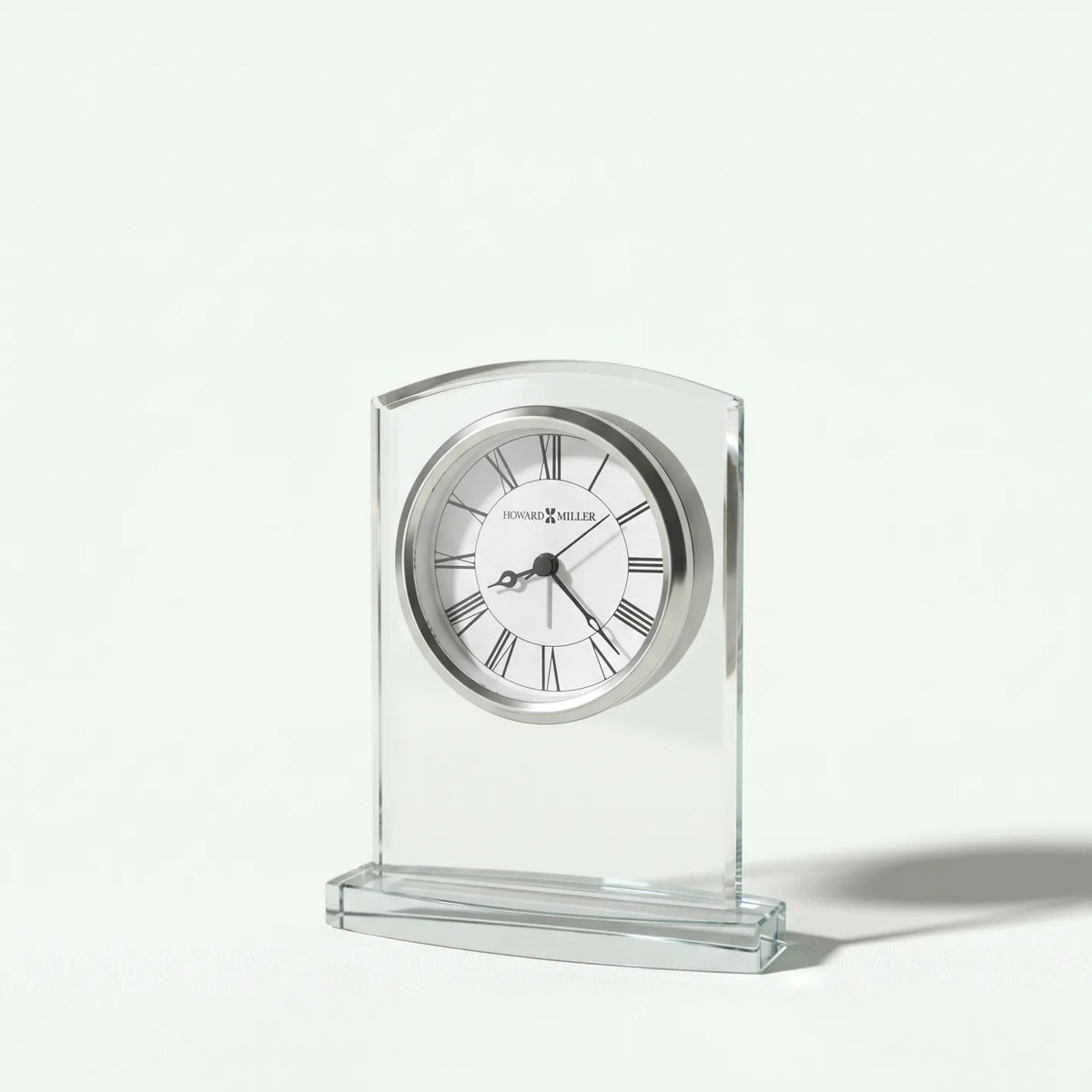 Howard Miller Talbot Tabletop Clock, 7-inch, front view on a plain white background