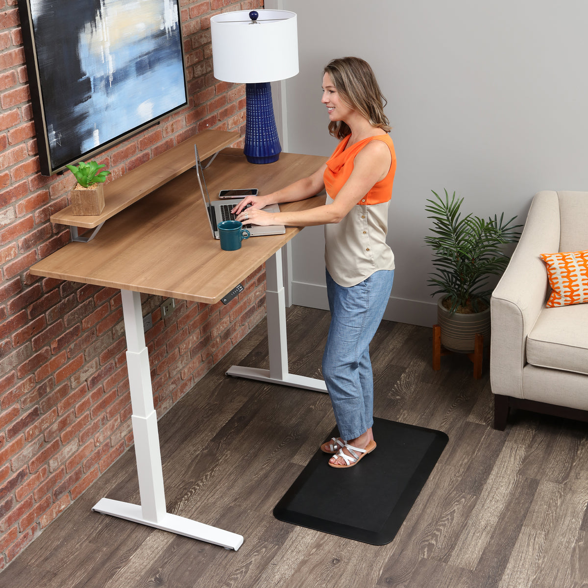 SmartMoves Adjustable Height Desks Howard Miller