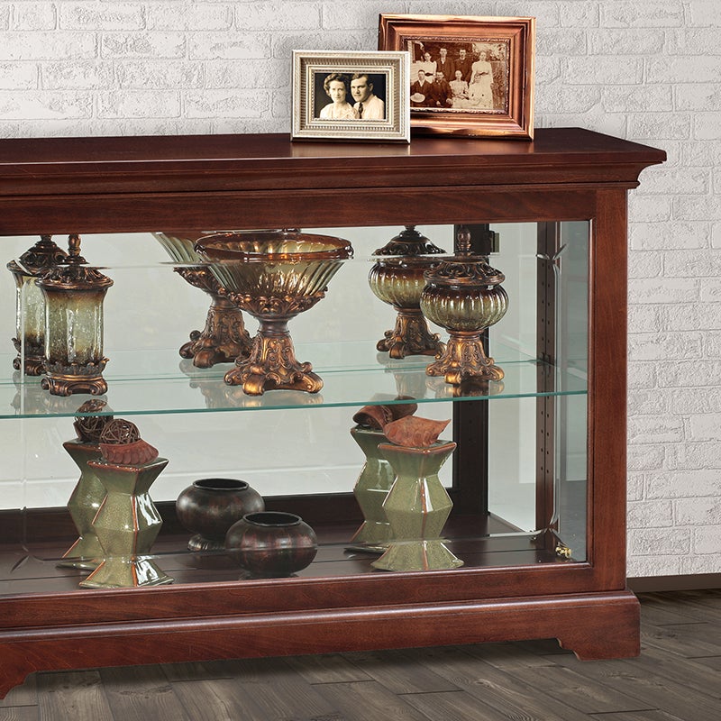 Console curio store display cabinet