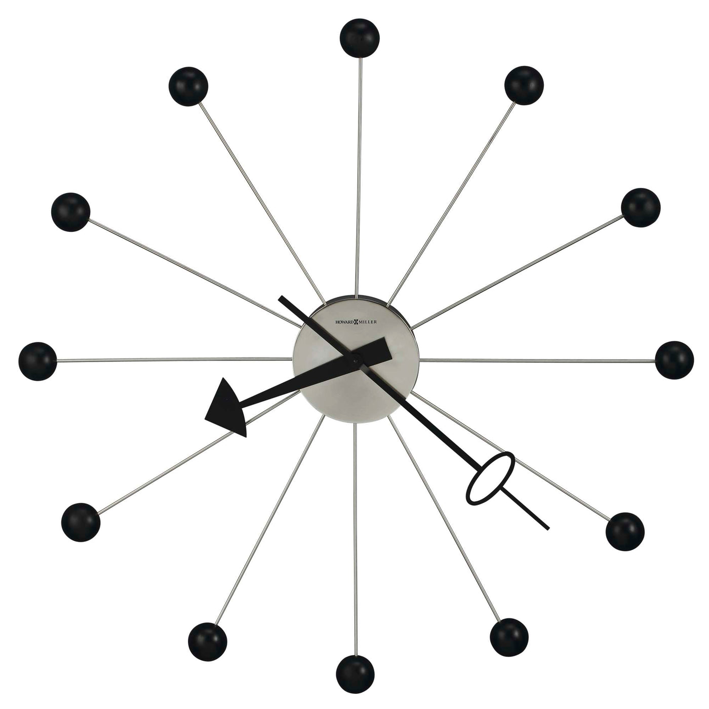 Ball Clock II 42 in Oversized Wall Clock | Howard Miller