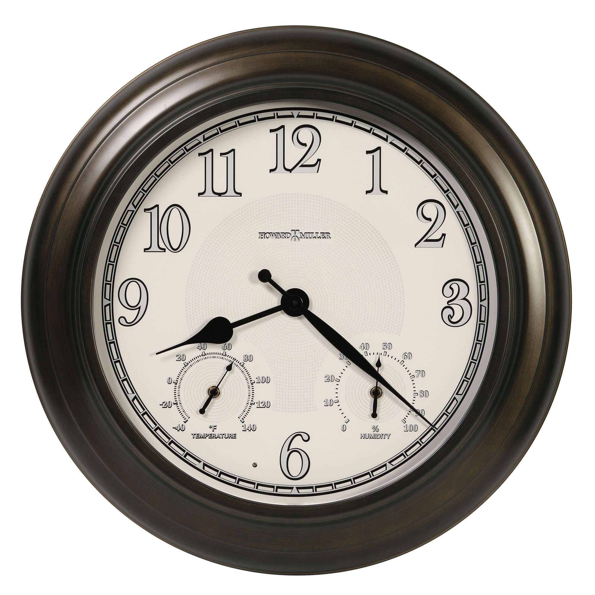 Briar 24.25 in Oversized Wall Clock | Howard Miller