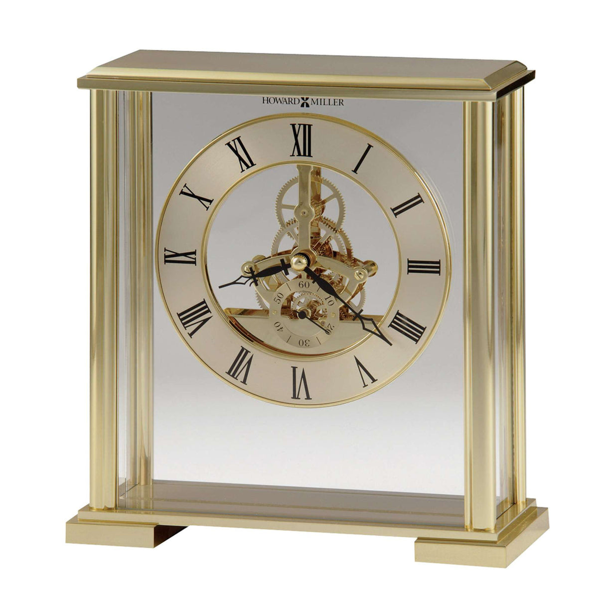 Howard Miller Fairview Tabletop Clock, 8-inch, product packshot on a white background