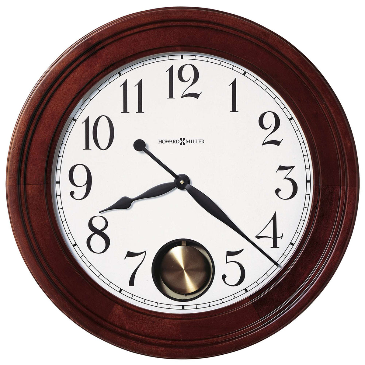 Howard Miller Griffith Wall Clock, 25-inch, product packshot on a white background