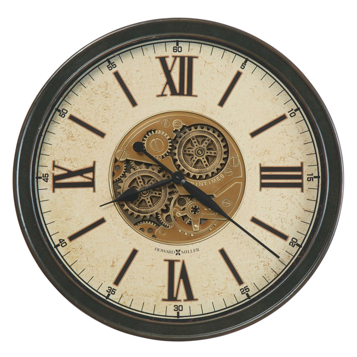 Howard Miller Hansel Wall Clock, 26-inch, product packshot on a white background