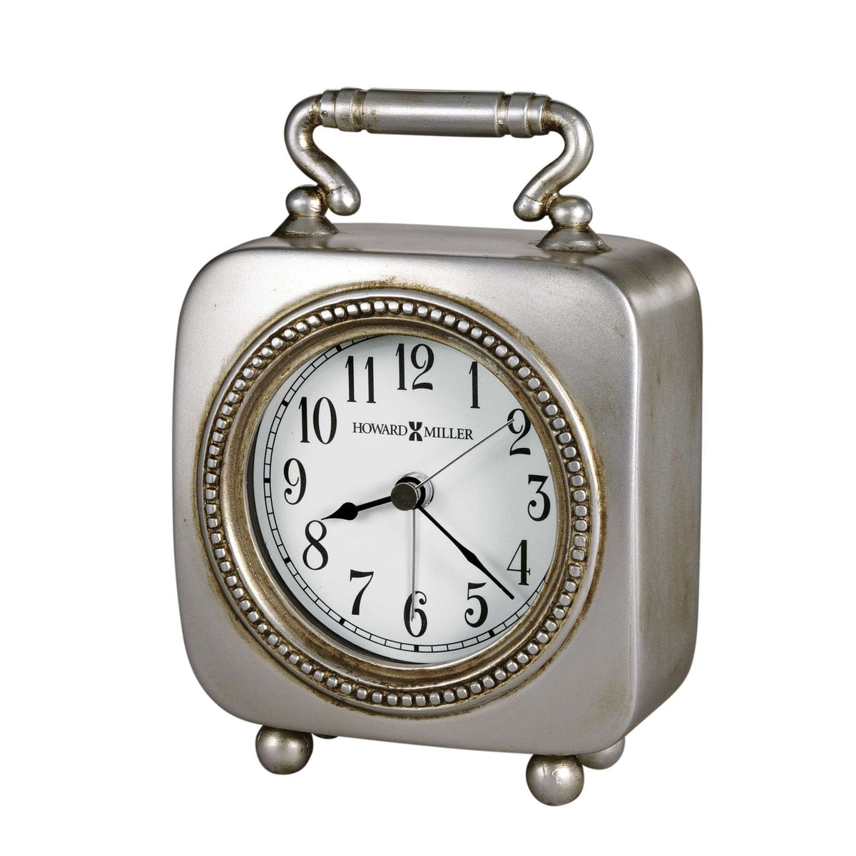 Howard Miller Kegan Tabletop Clock, 6-inch, product packshot on a white background