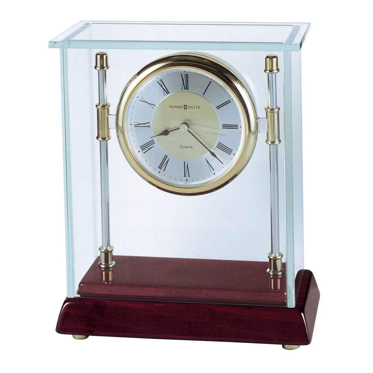 Howard Miller Kensington Tabletop Clock, 8-inch, product packshot on a white background