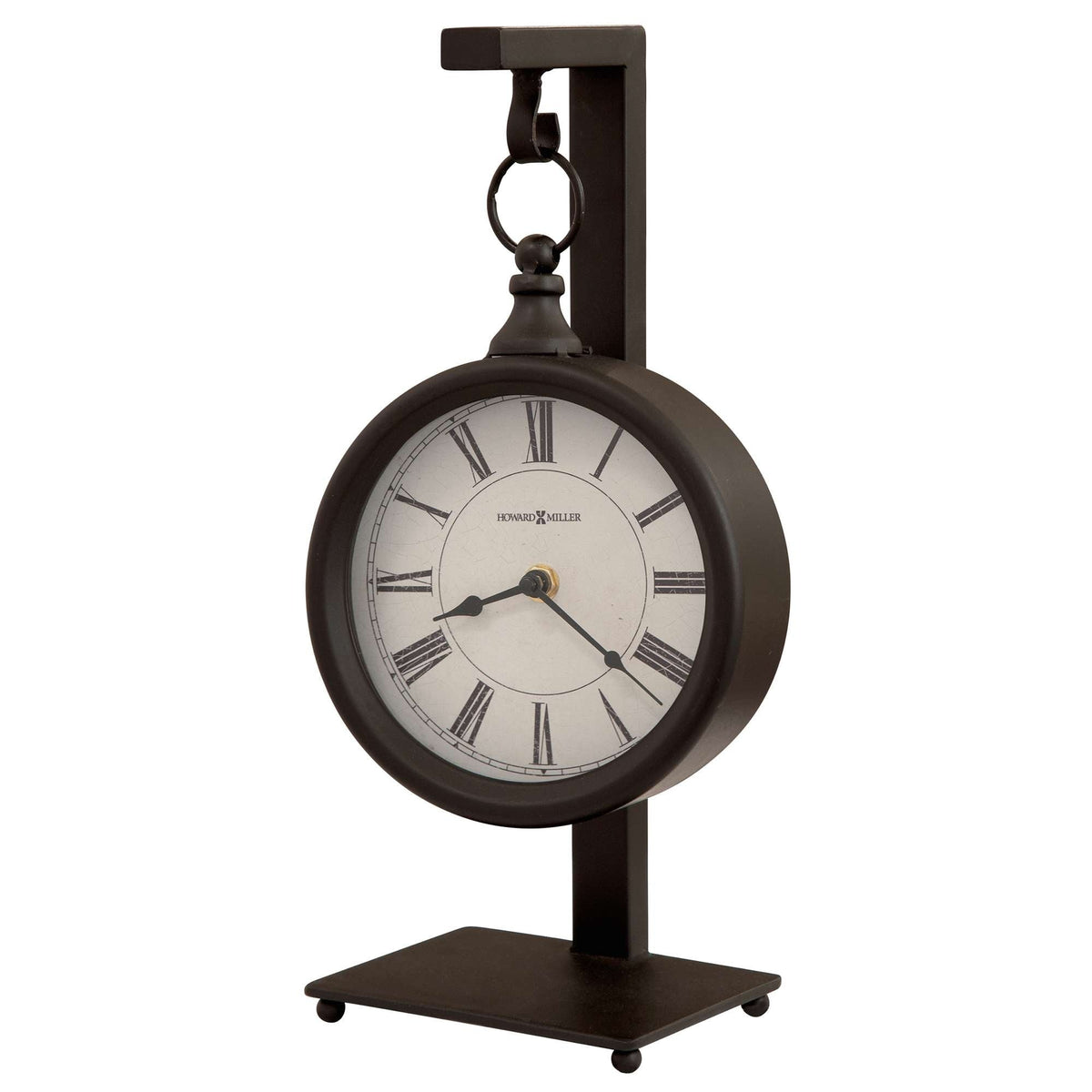 Howard Miller Loman Mantel Clock, 14-inch, product packshot on a white background