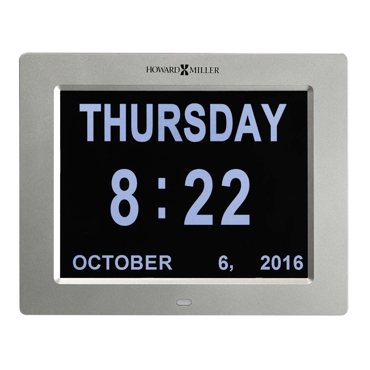 Howard Miller Memory Wall Clock, 8-inch, product packshot on a white background