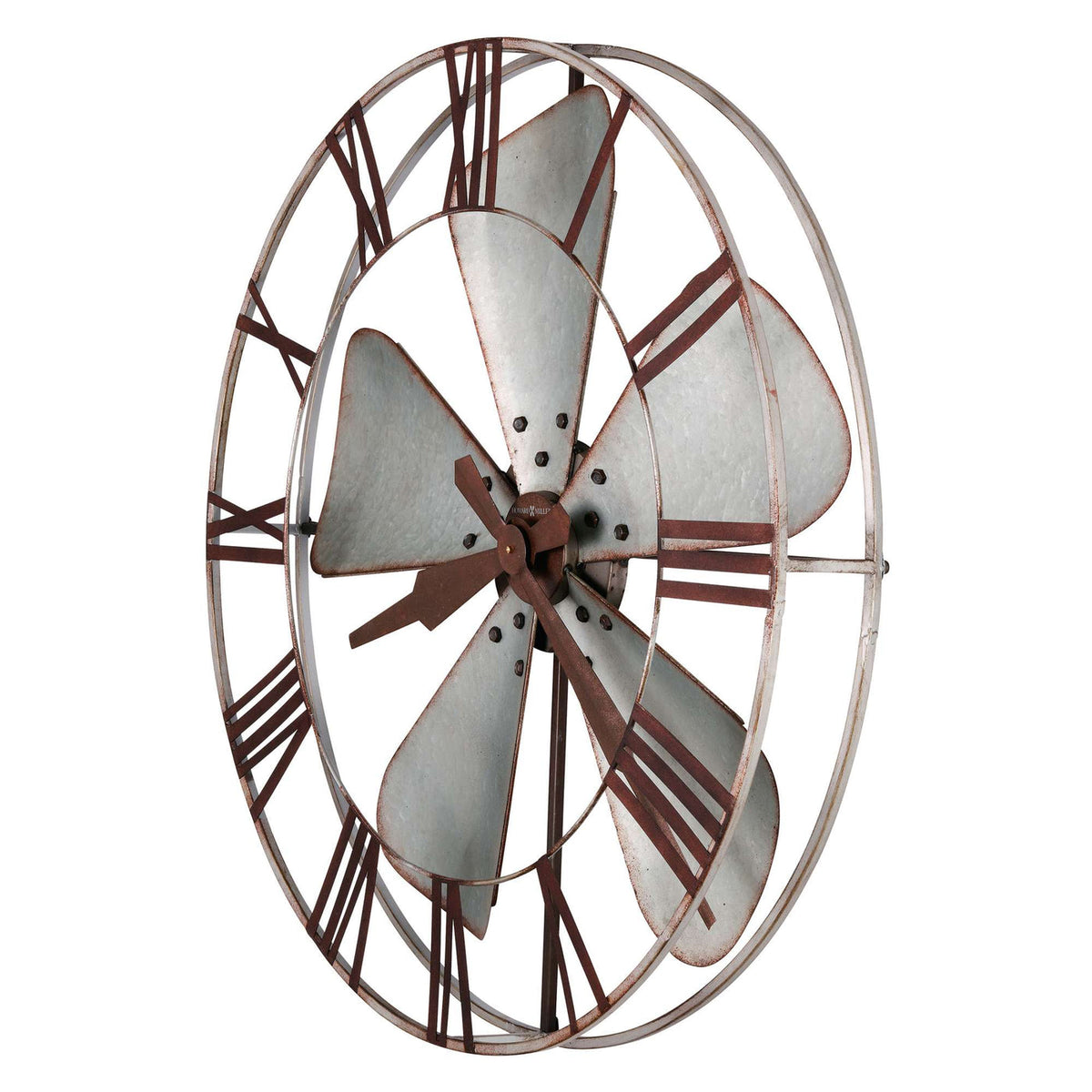 Howard Miller Mill Shop Wall Clock, 32-inch, product packshot on a white background