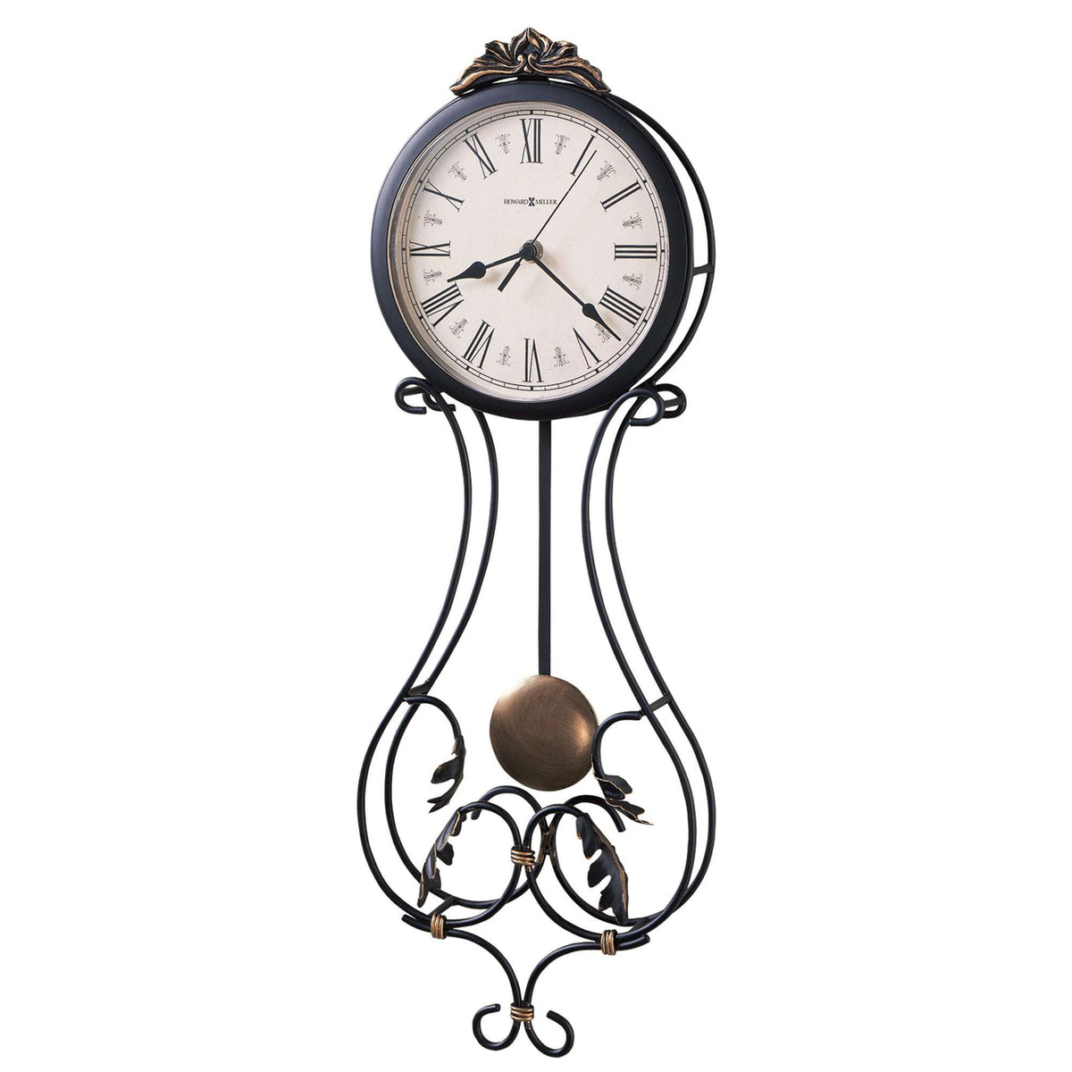 Howard Miller Paulina Wall Clock, 24-inch, product packshot on a white background