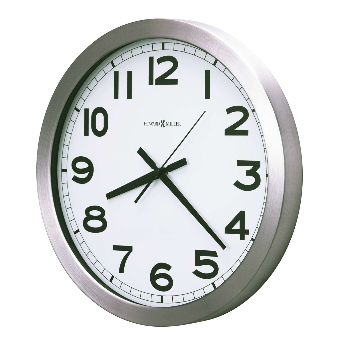 Howard Miller Spokane Wall Clock, 16-inch, product packshot on a white background
