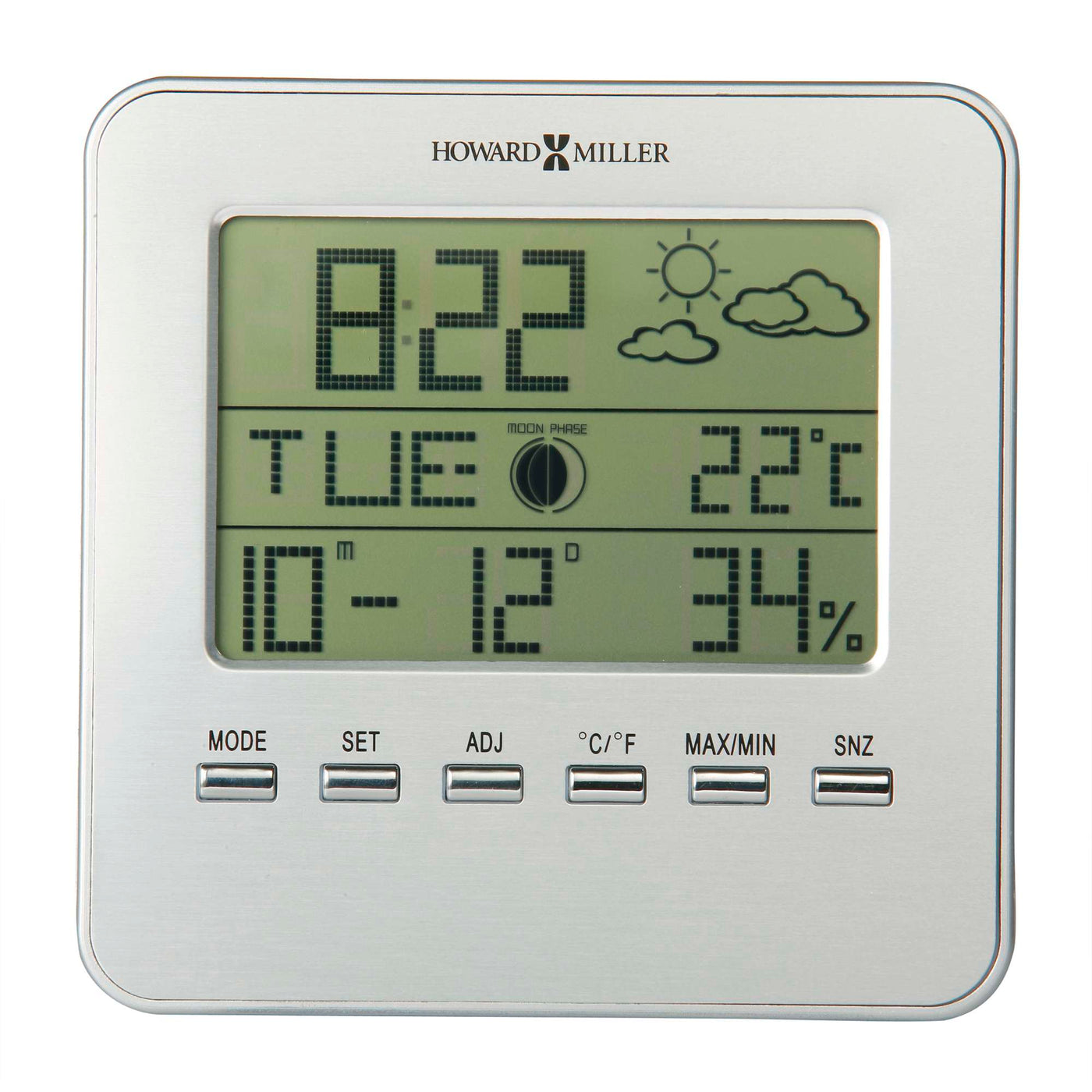 Weather View Alarm Clock | Howard Miller
