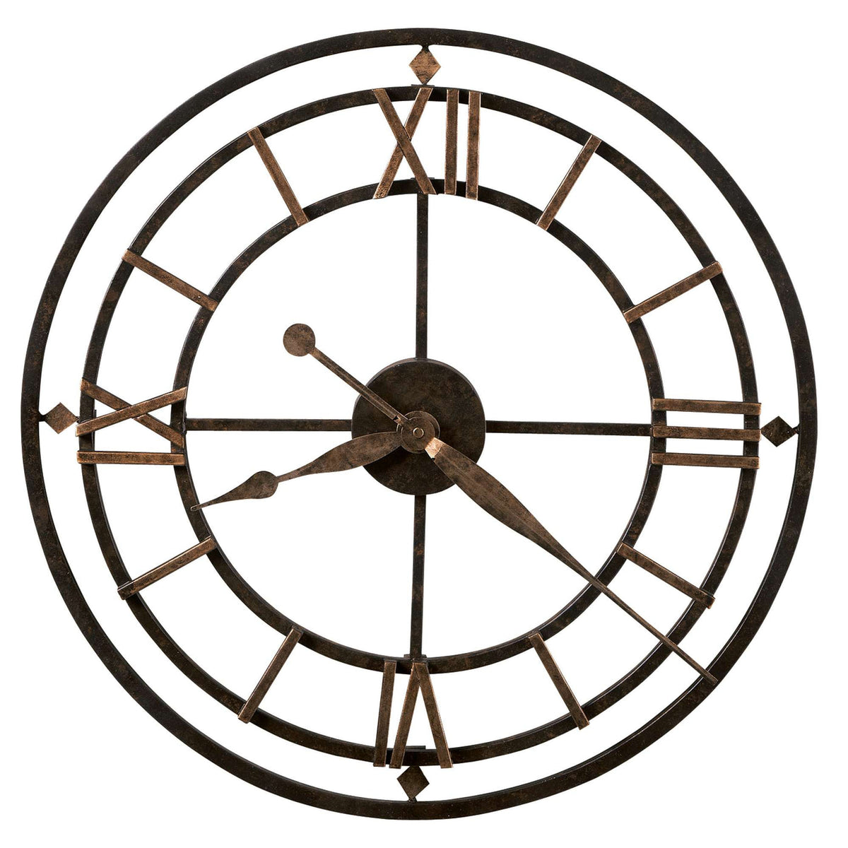 Howard Miller York Station Wall Clock, 21-inch, product packshot on a white background