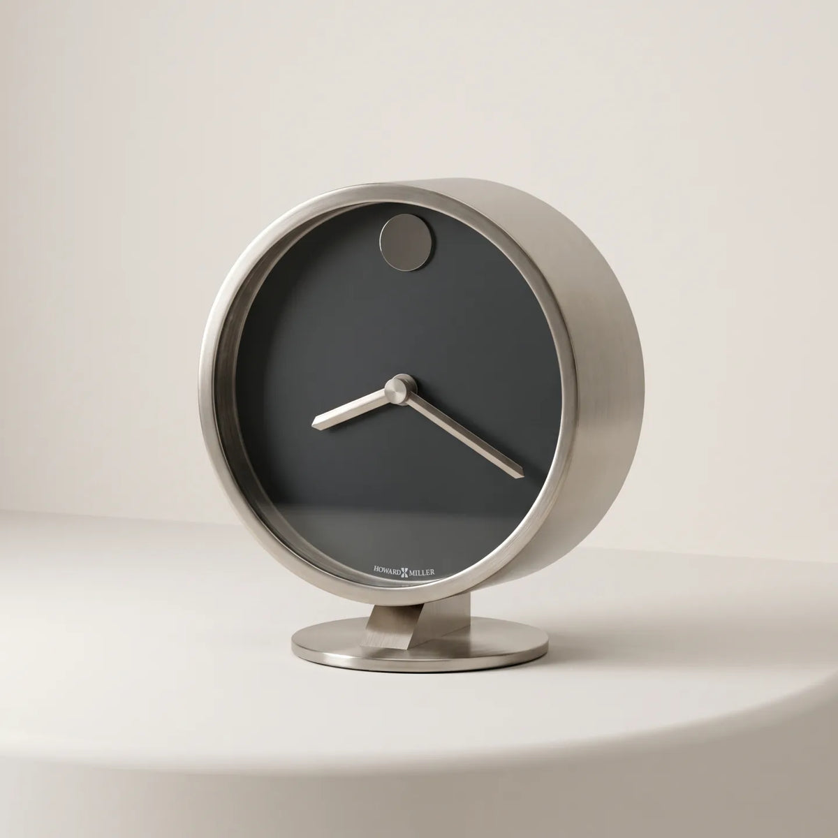 Howard Miller Aurora Tabletop Clock, 6-inch, front view on a plain white background