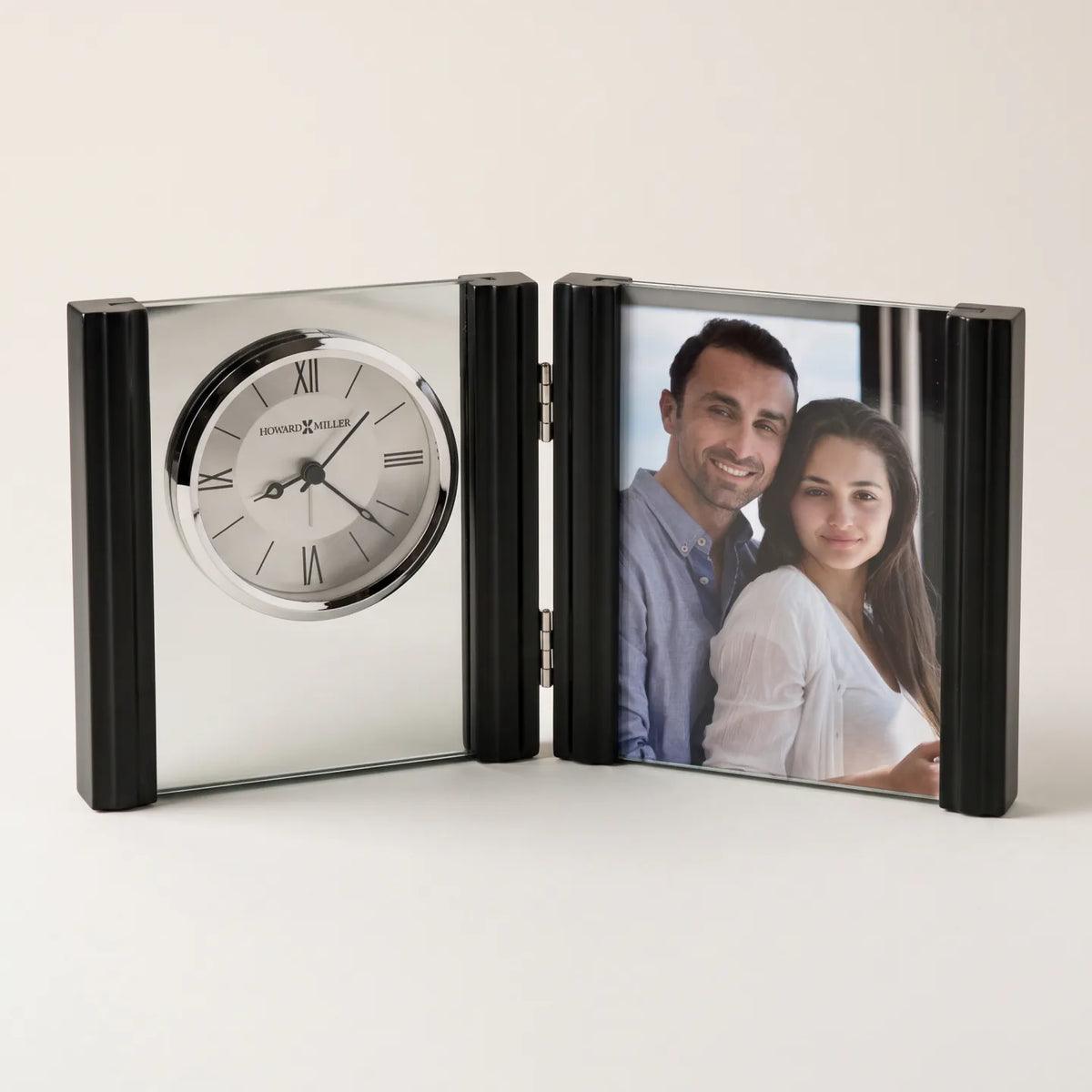 Howard Miller Donovan Tabletop Clock, 6-inch, front view on a plain white background