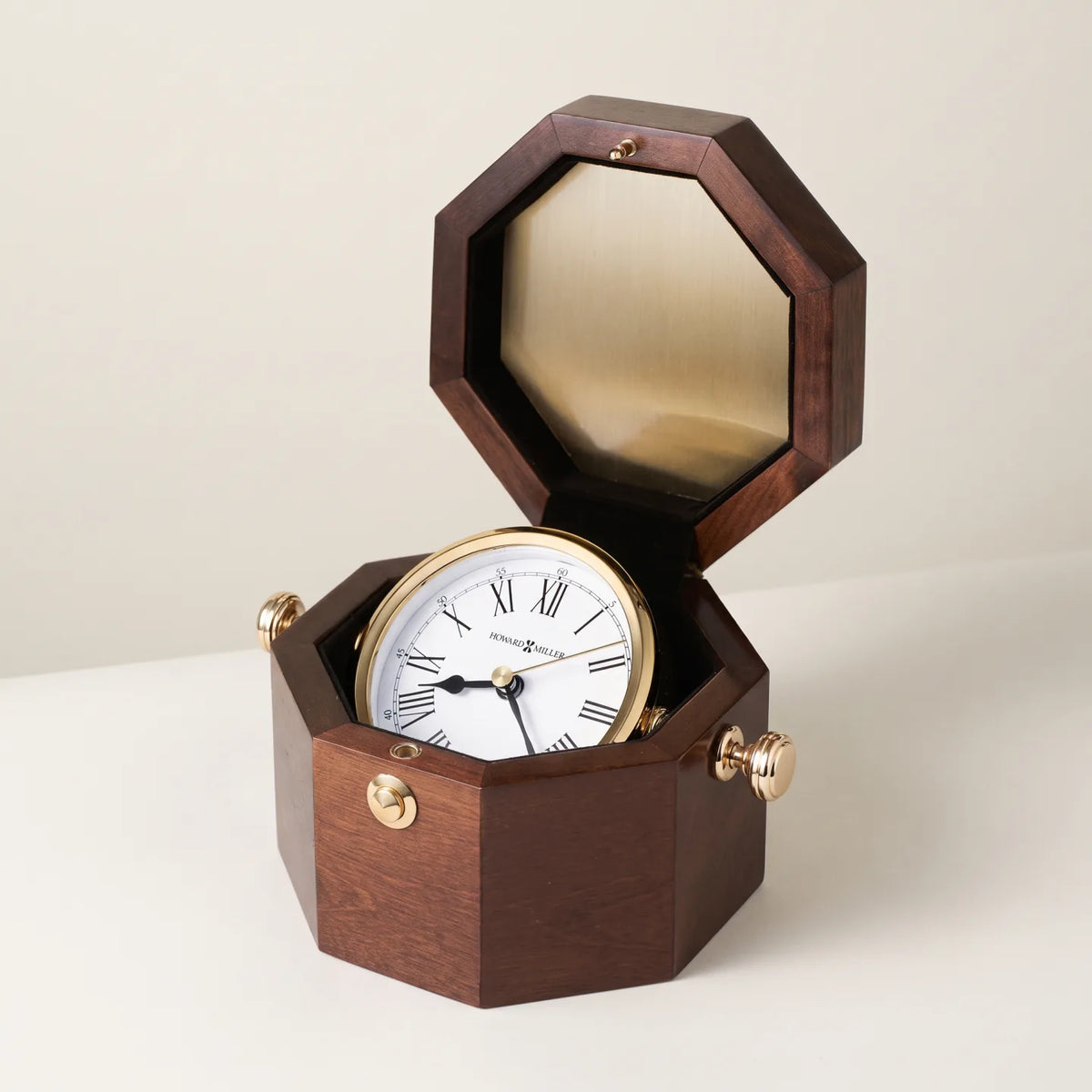 Howard Miller Oceana Tabletop Clock, 6-inch, front view on a plain white background