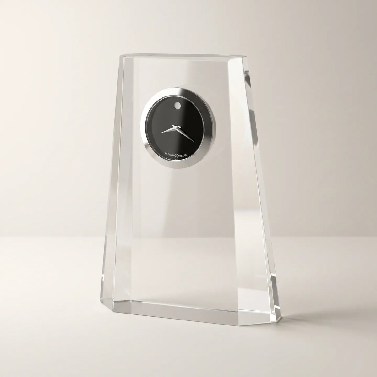 Howard Miller Paragon Tabletop Clock, 5-inch, front view on a plain white background