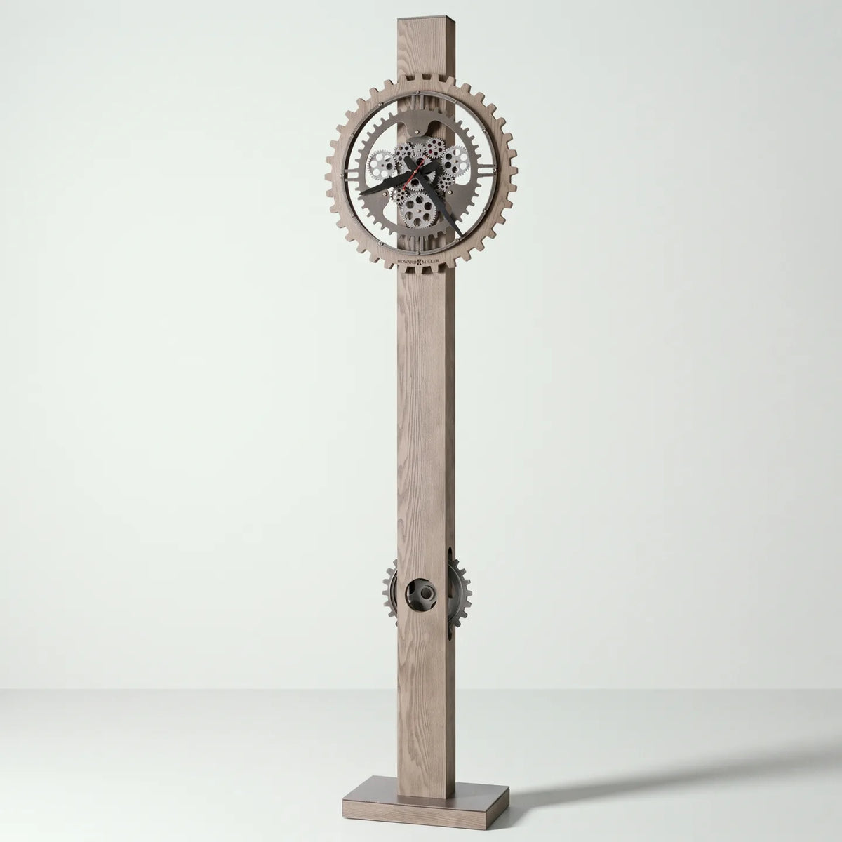 Howard Miller Riella Grandfather Clock, 80-inch, front view on a plain white background