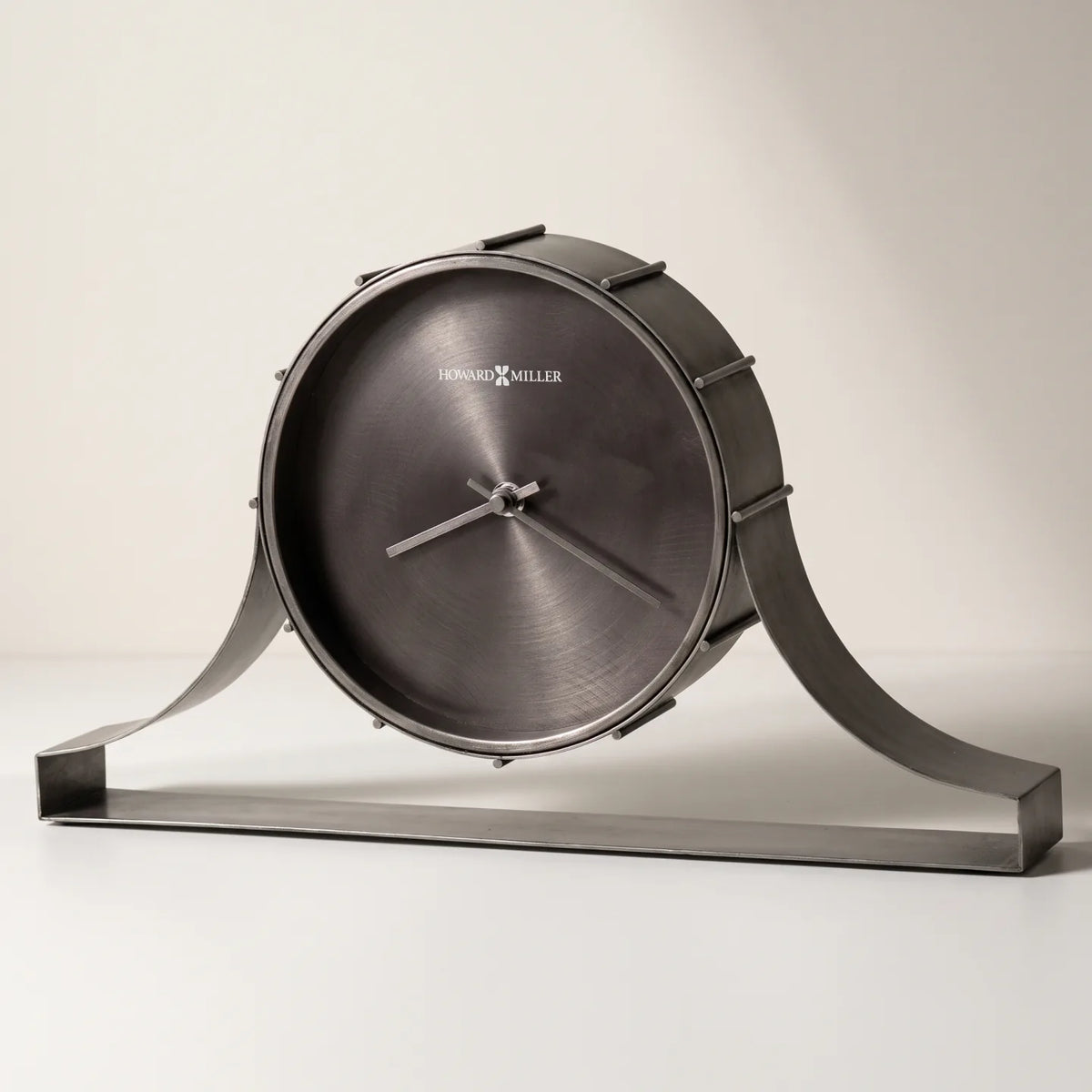 Howard Miller Seeley Mantel Clock, 16-inch, front view on a plain white background