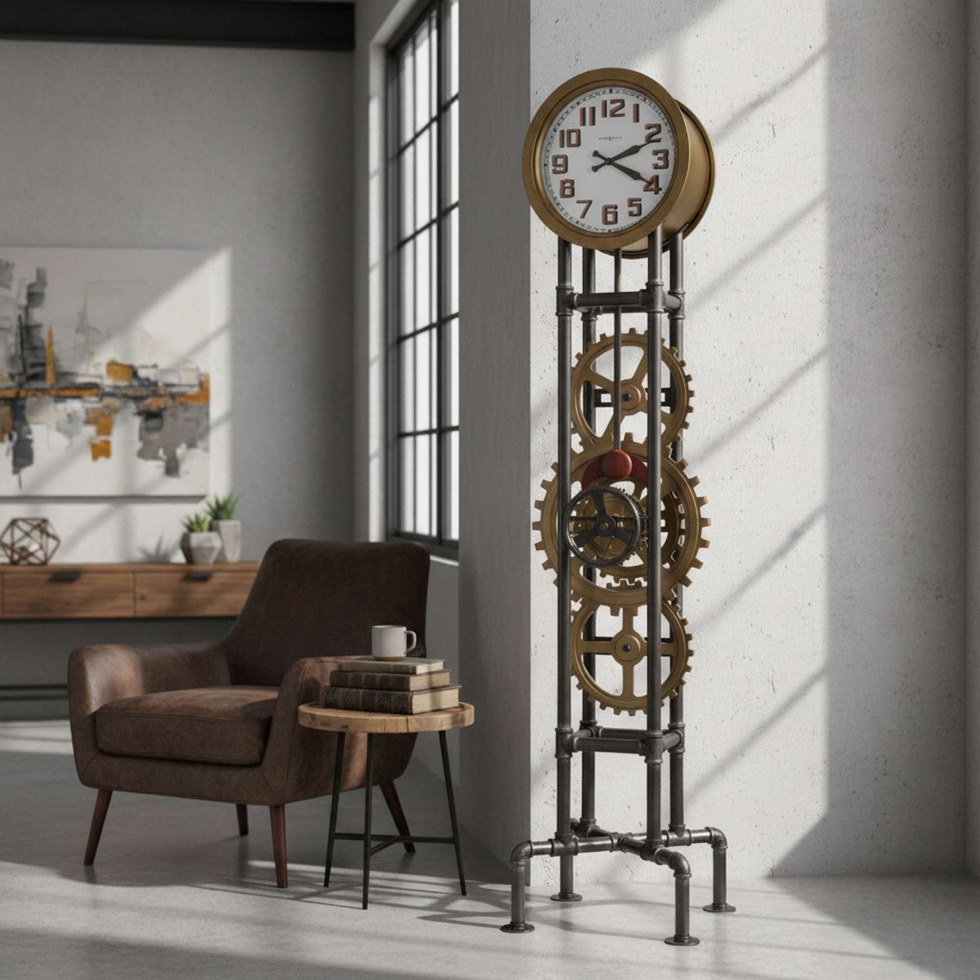 Cogwheel Grandfather Clock – Howard Miller - Main Image