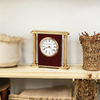 Rosewood Encore Bracket Tabletop Clock