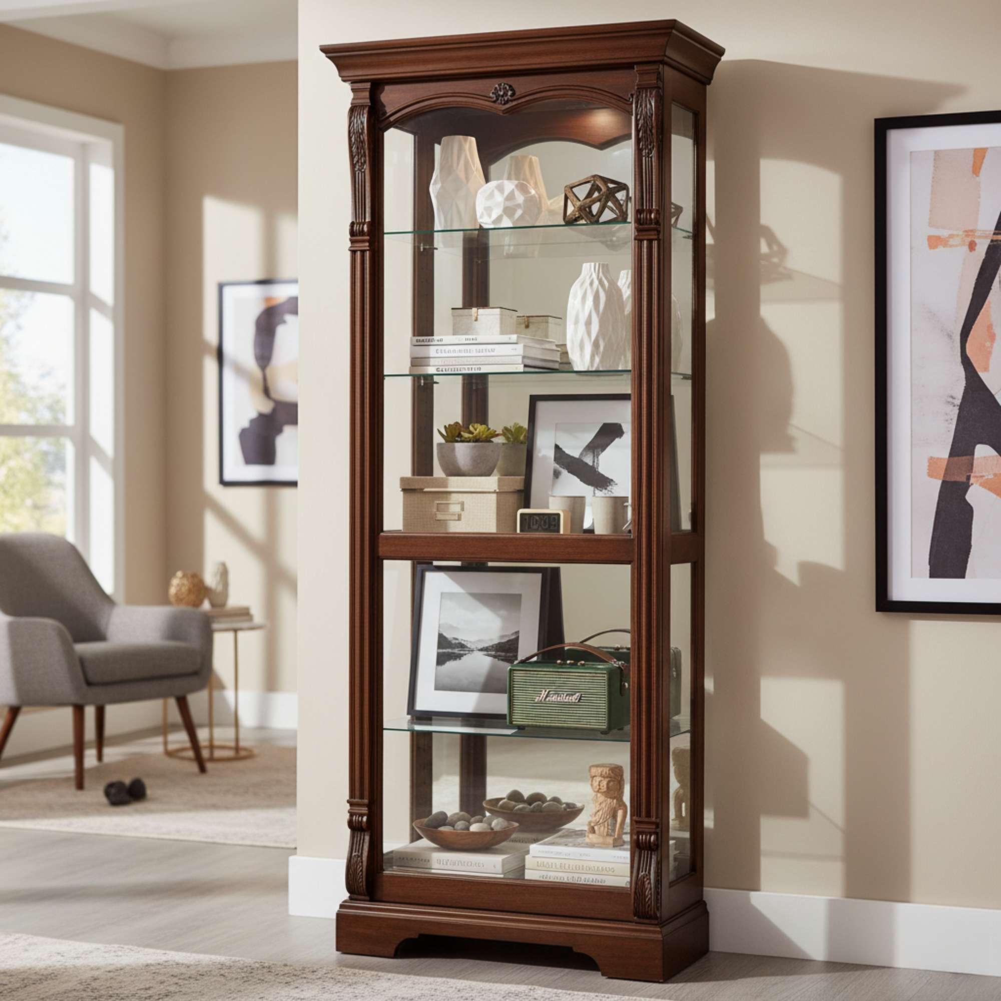 Bernadette Curio Cabinet – Howard Miller