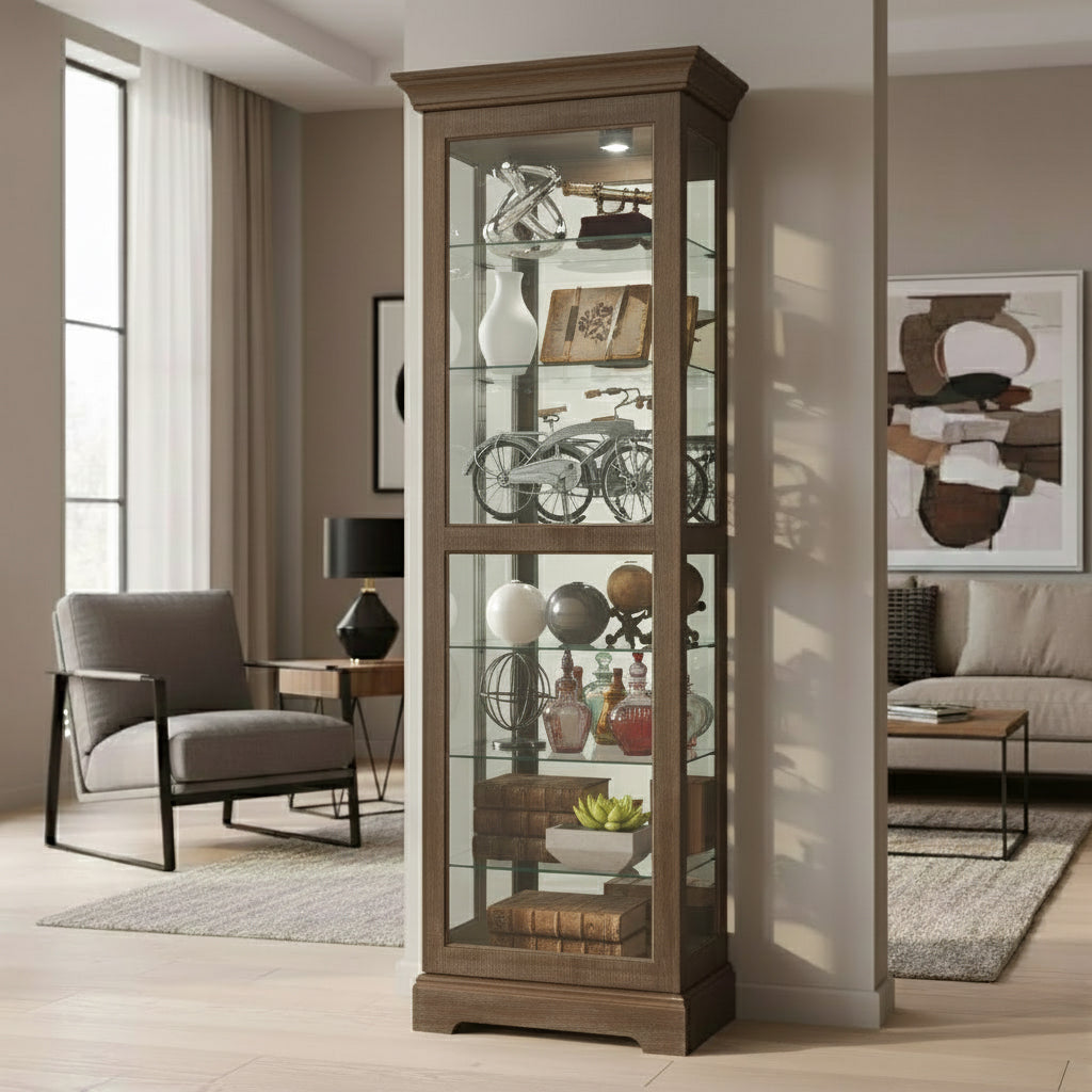Martindale Irish Cherry Curio Cabinet
