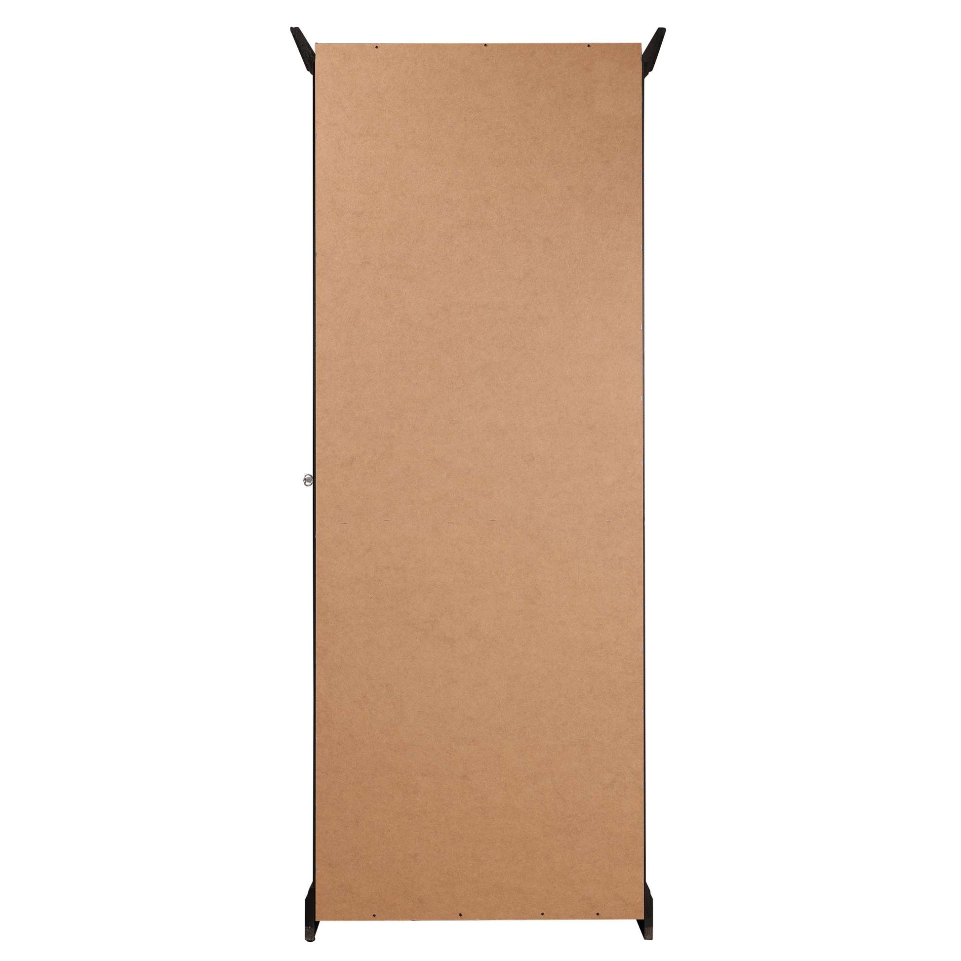 Plain brown vertical board with black braces