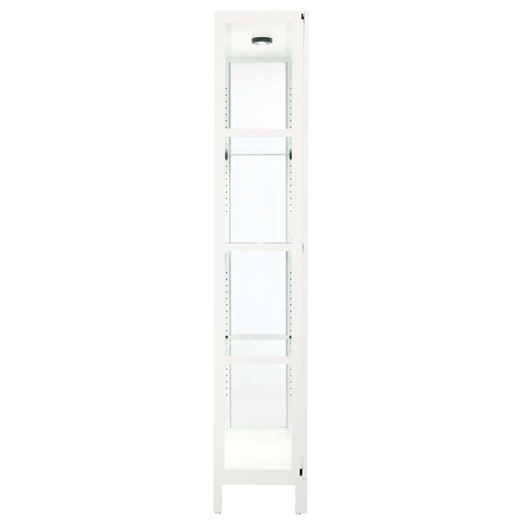 White display cabinet with four shelves