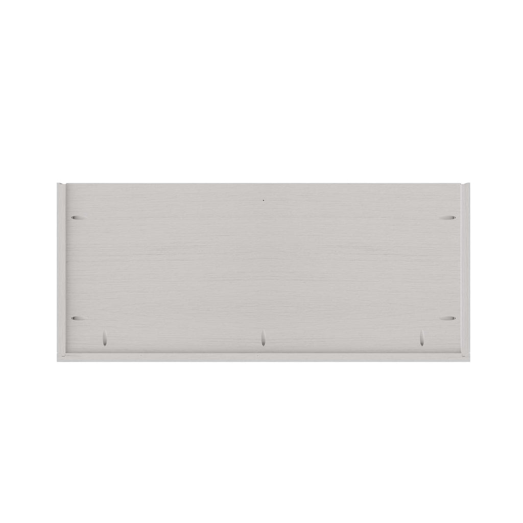 Simple light-colored wall panel with hooks