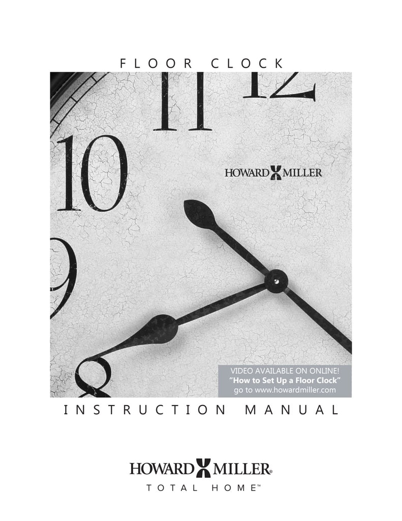 496917 Instruction Manual - Floor Clocks