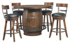 Whiskey Barrel Pub Table