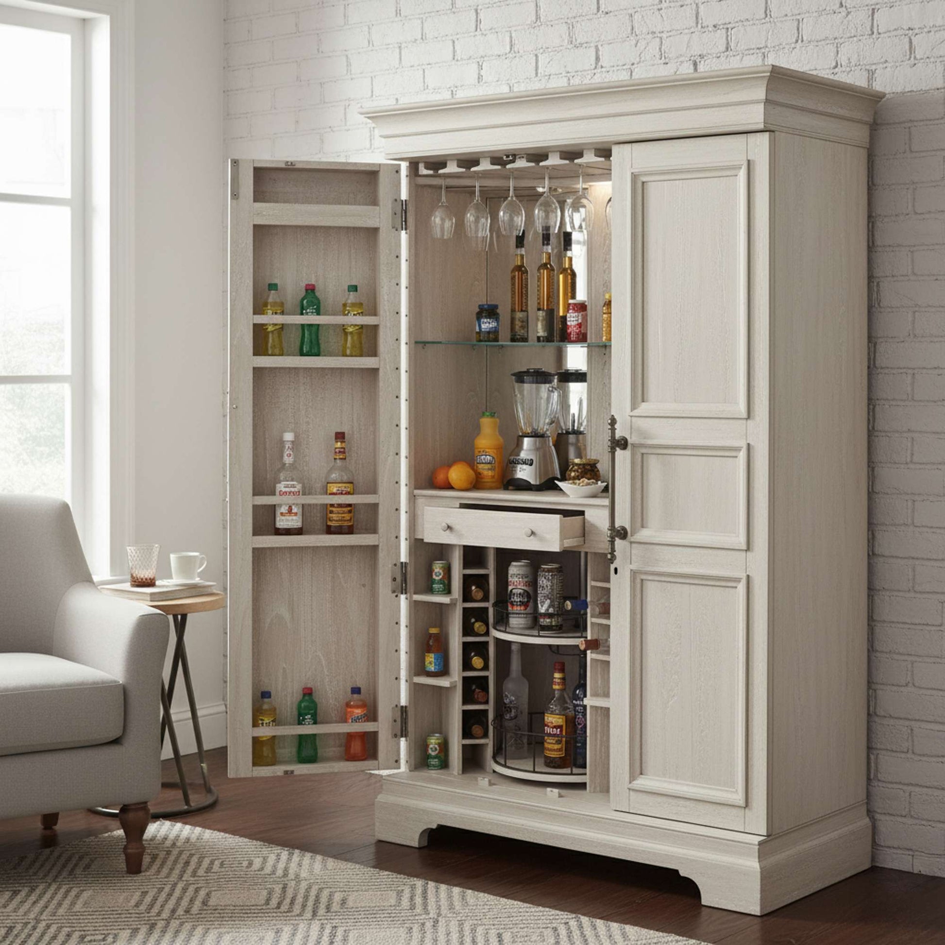 Passport II Wine and Bar Cabinet