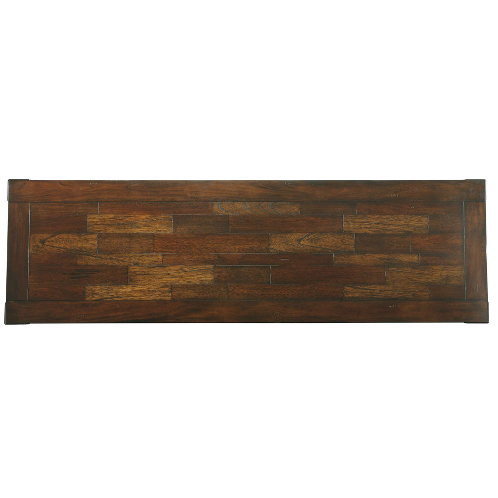 Brown wooden board with a textured surface