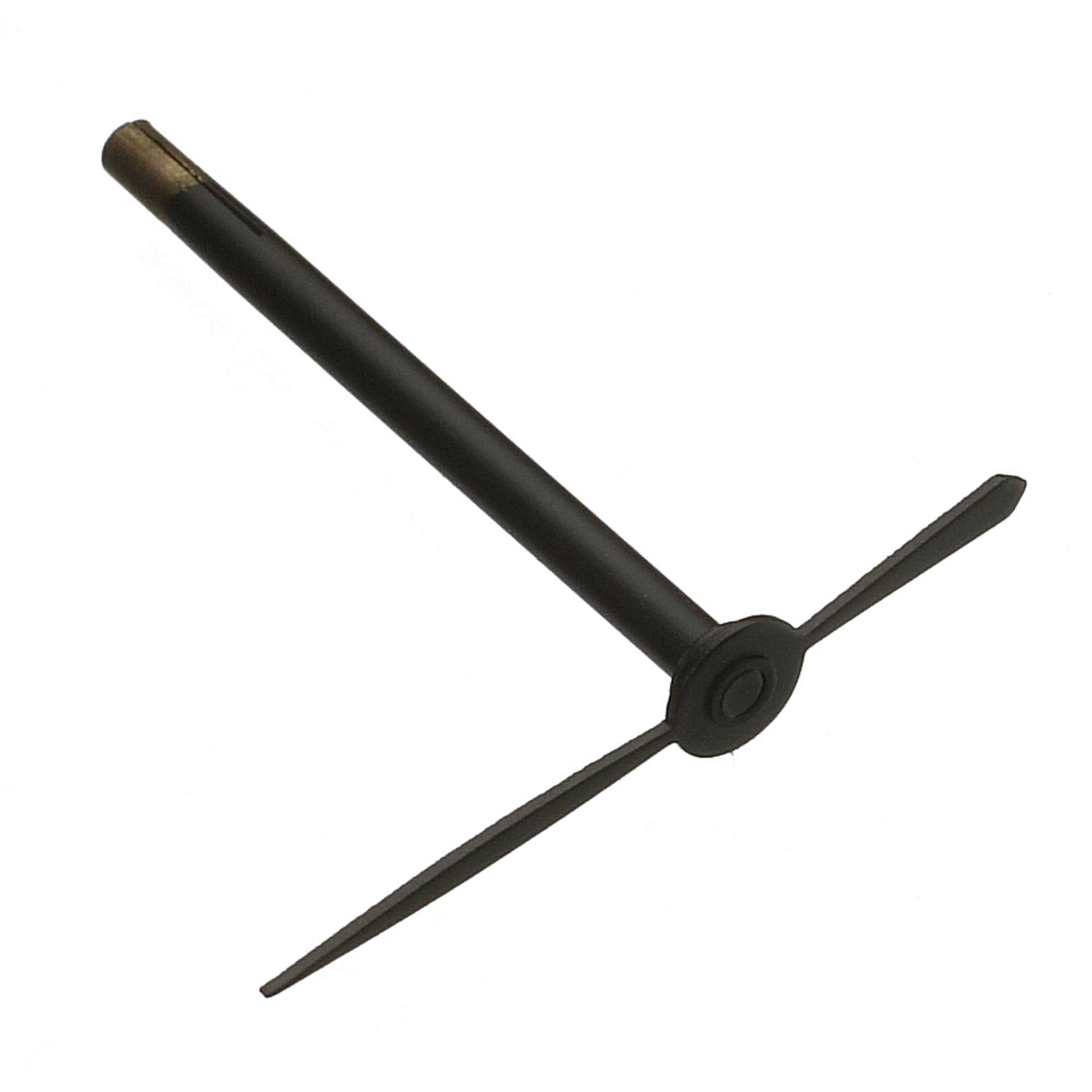 Black three-blade protractor